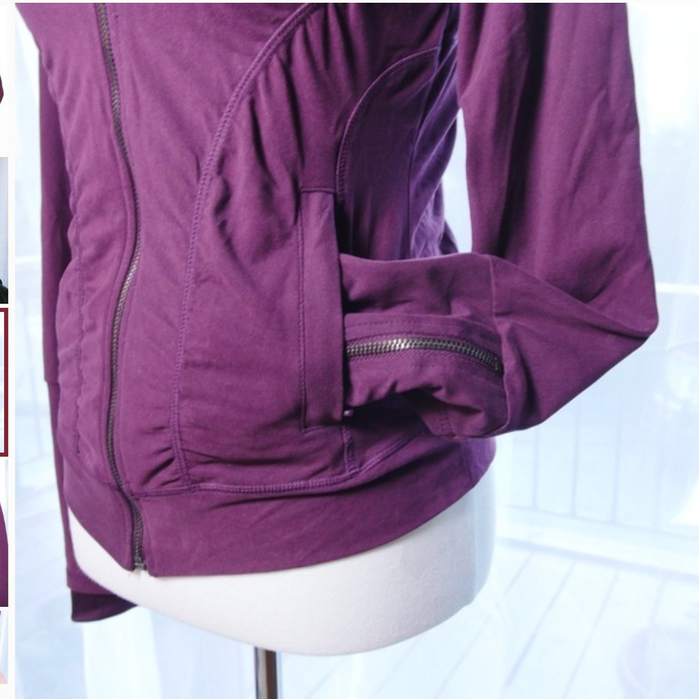 Kyodan Athletic Pullover Full Zip Jacket Maroon Sm - image 3